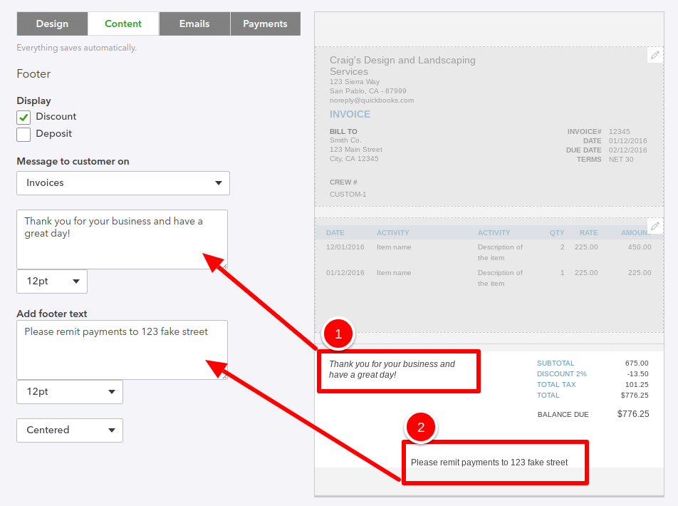 How to Customize QuickBooks Online Invoices Lucey Accounting Services